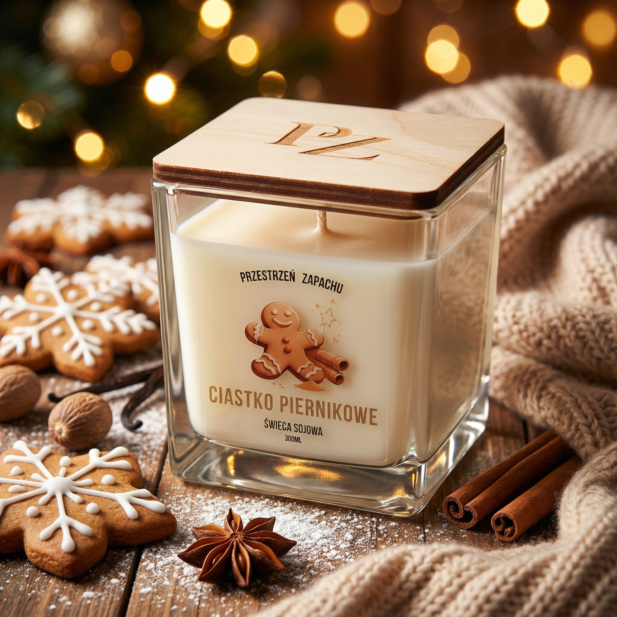Ciastko Piernikowe - Świeca sojowa