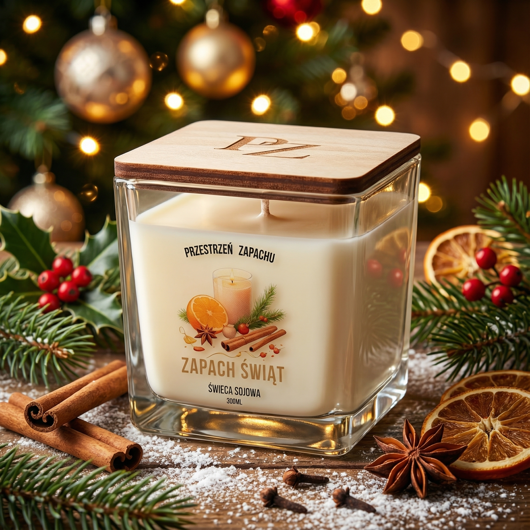 Zapach Świąt - Świeca sojowa