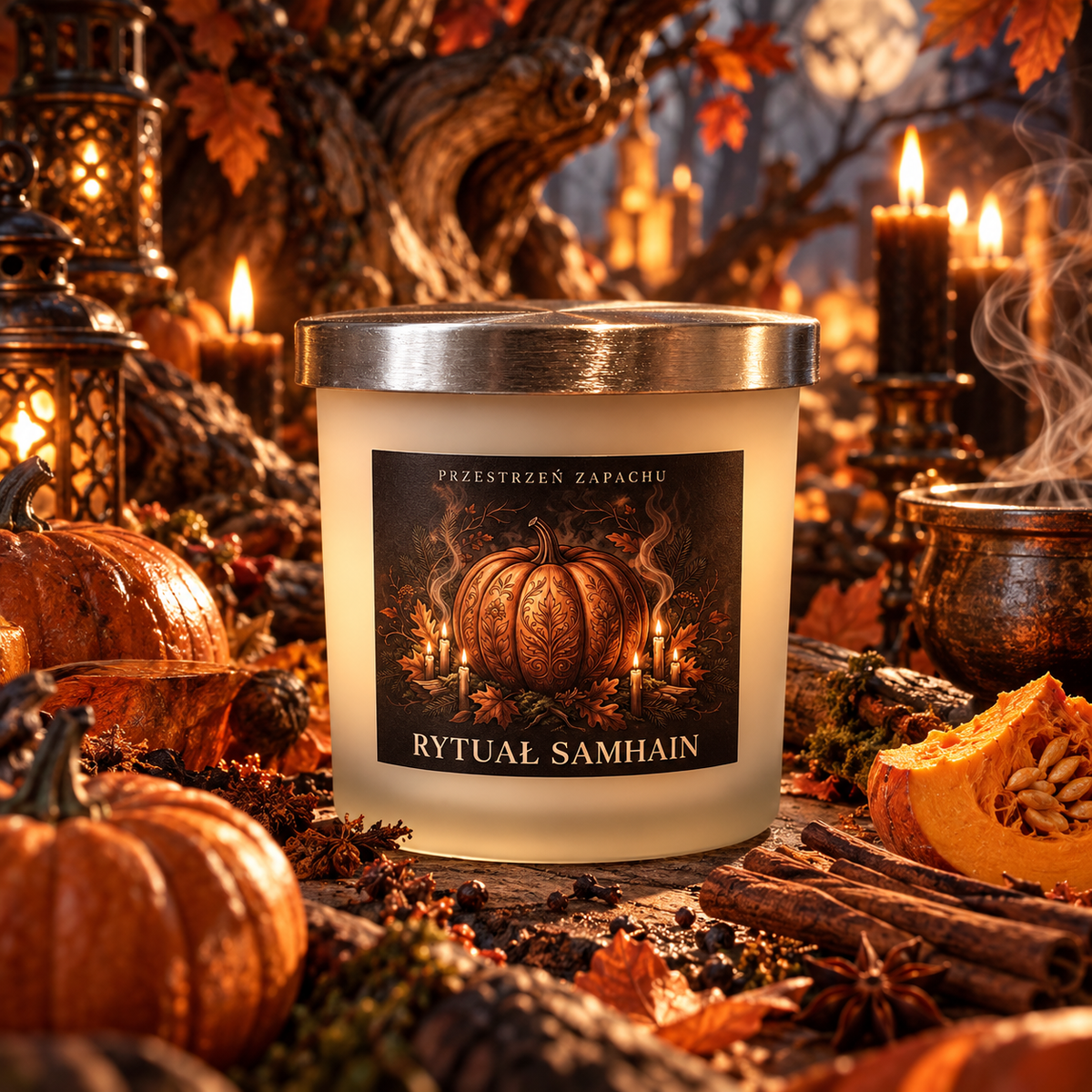 🎃 Rytuał Samhain - Świeca sojowa 🎃