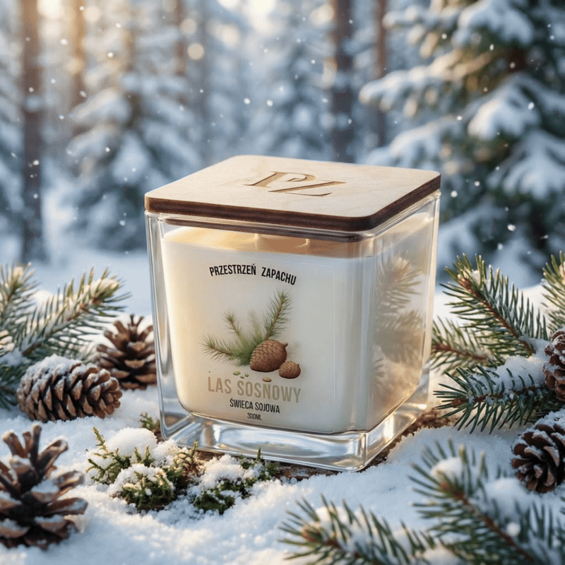 Las Sosnowy - Świeca sojowa